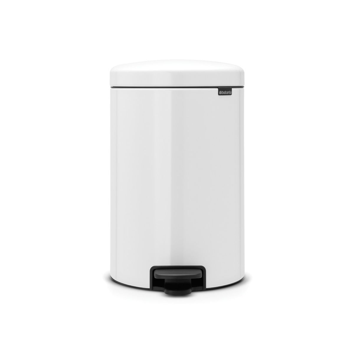 Brabantia Pedalspand 20 liter - Hvid