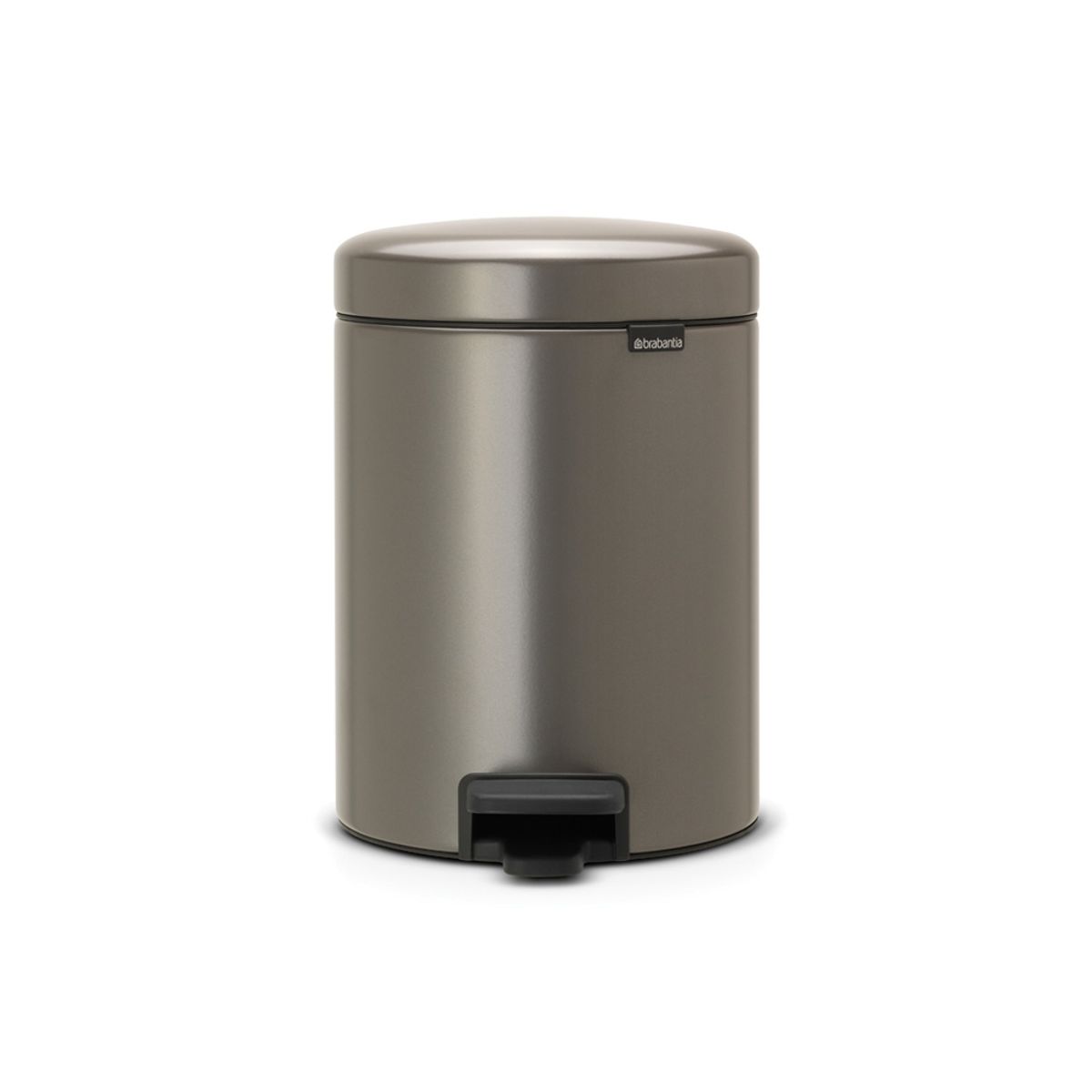 Brabantia NewIcon Pedalspand 5 liter - Platinum