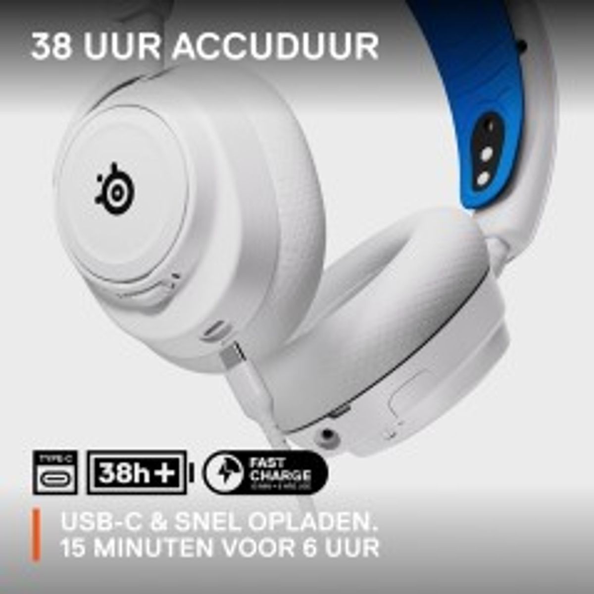 Steelseries Arctis Nova 7P Trådløst Headset (hvid)