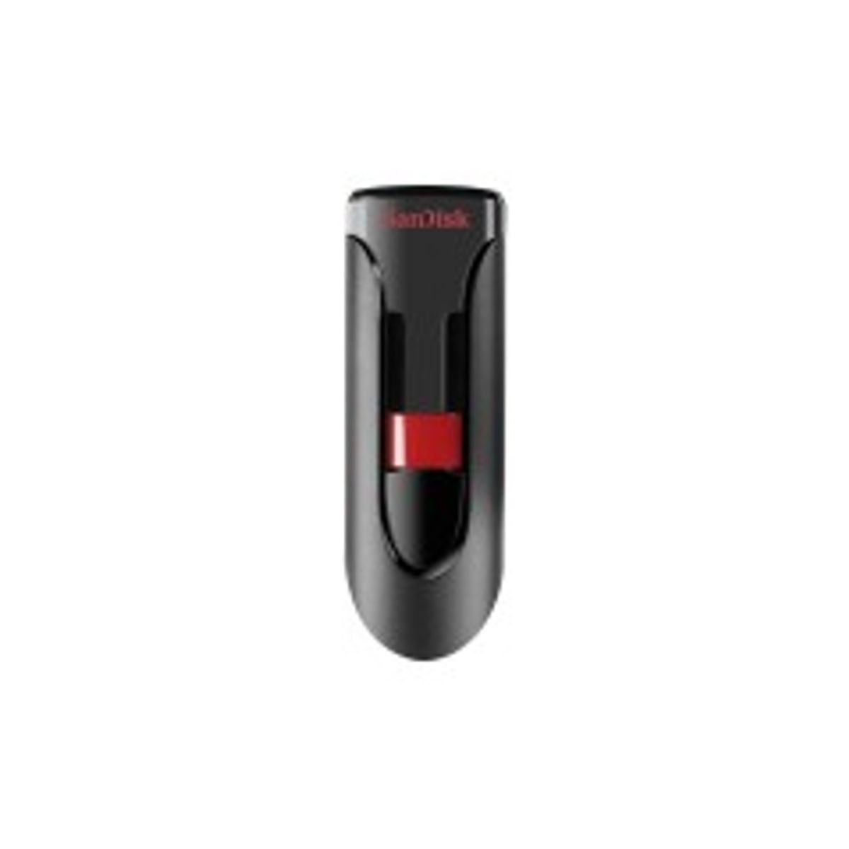 SanDisk Cruzer Glide 256GB USB 2.0 Sort Rød