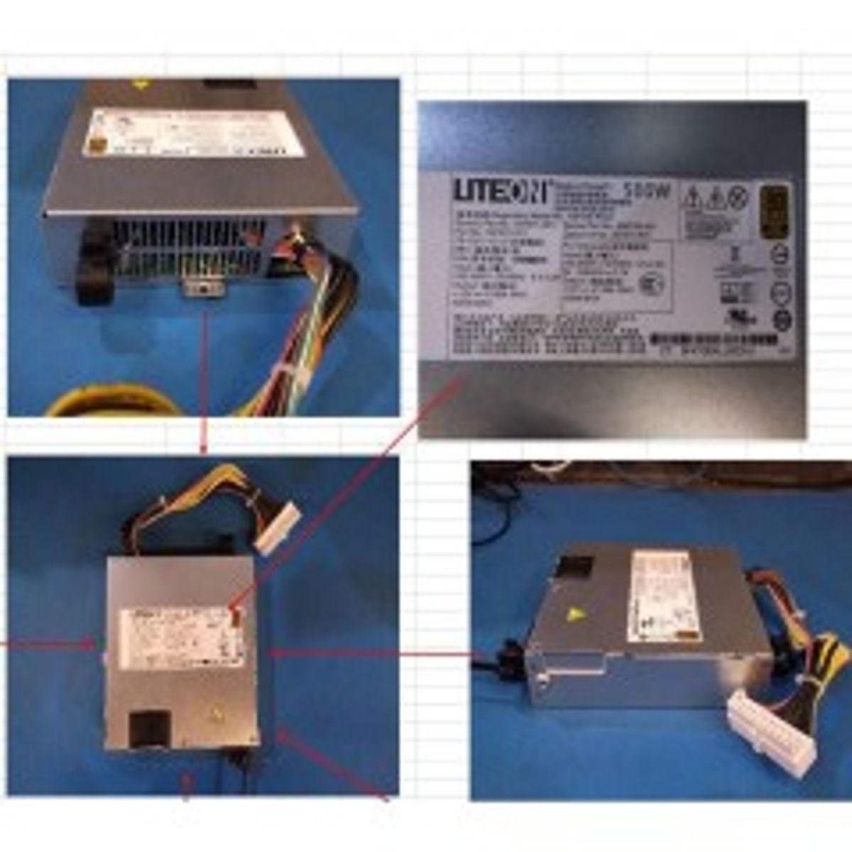 Hewlett Packard Enterprise 1U 500W power supply unit,