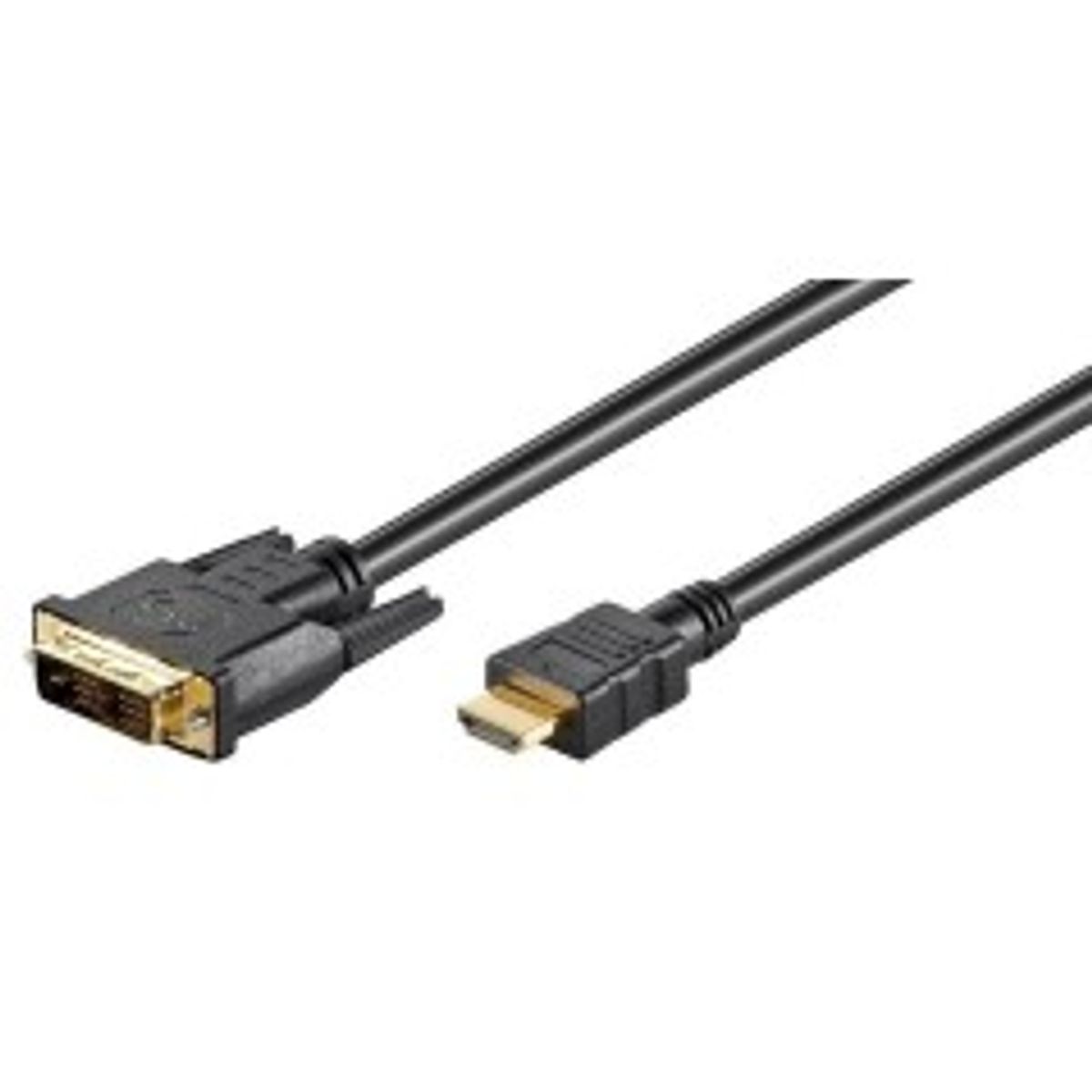 MicroConnect HDMI 19 - DVI-D 18+1 3m M-M