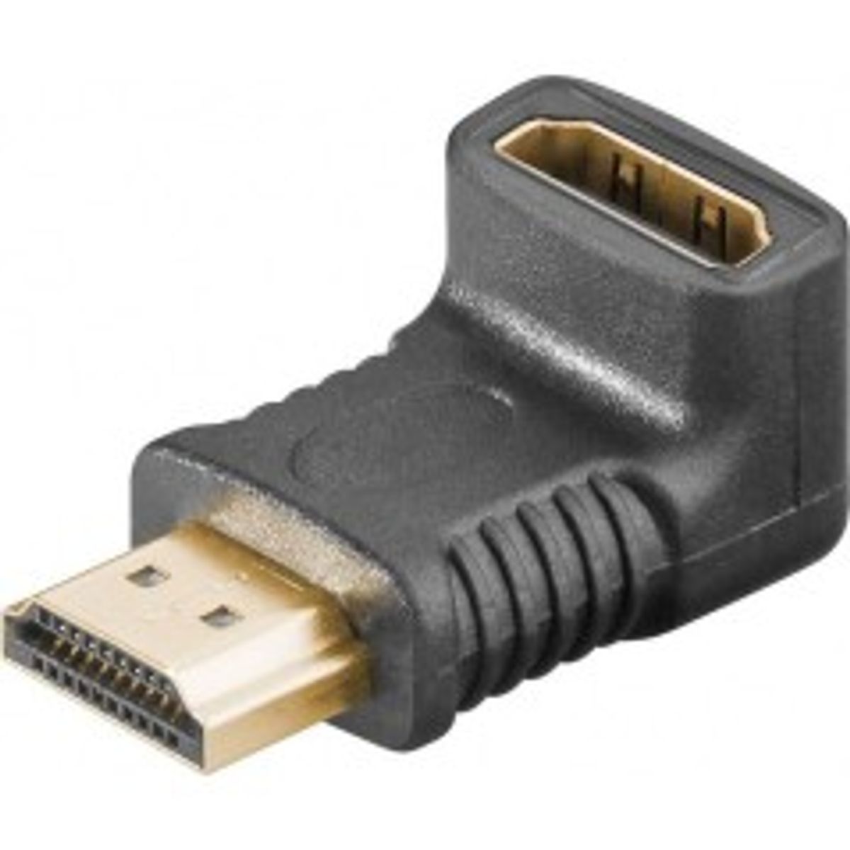 MicroConnect HDMI 19 Angled Adaptor F-M 4K