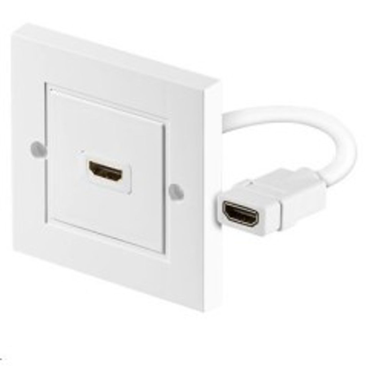 MicroConnect HDMI wall socket 1 port white