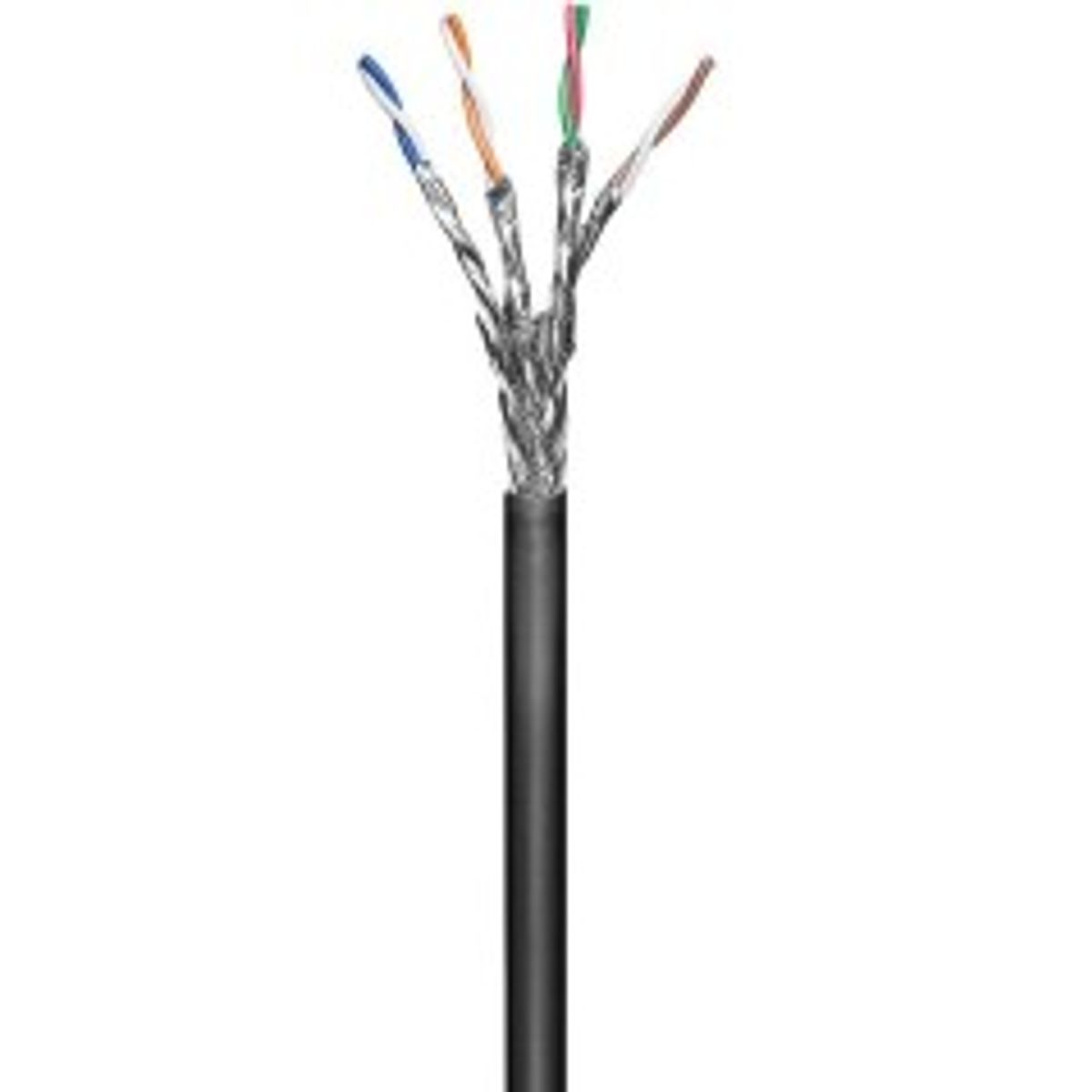 MicroConnect S/FTP CAT6 Outdoor 100m, Black