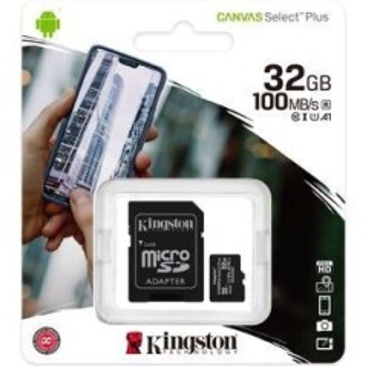 Kingston Canvas Select Plus microSDHC 32GB 100MB/s