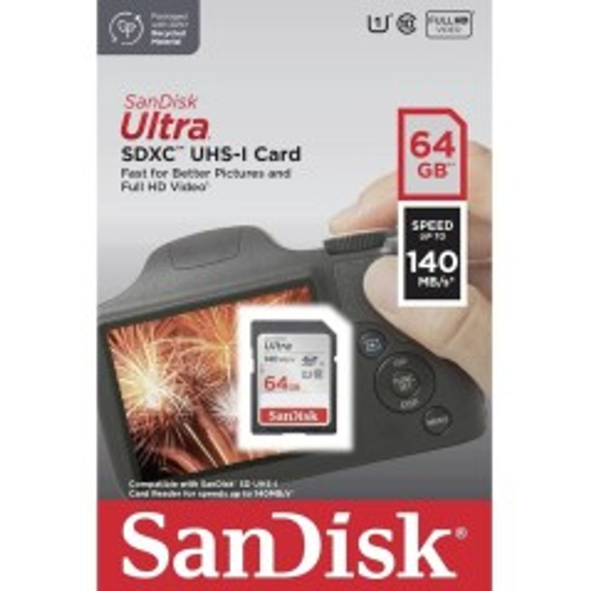 SanDisk Ultra SDHC 64GB 140MB/s