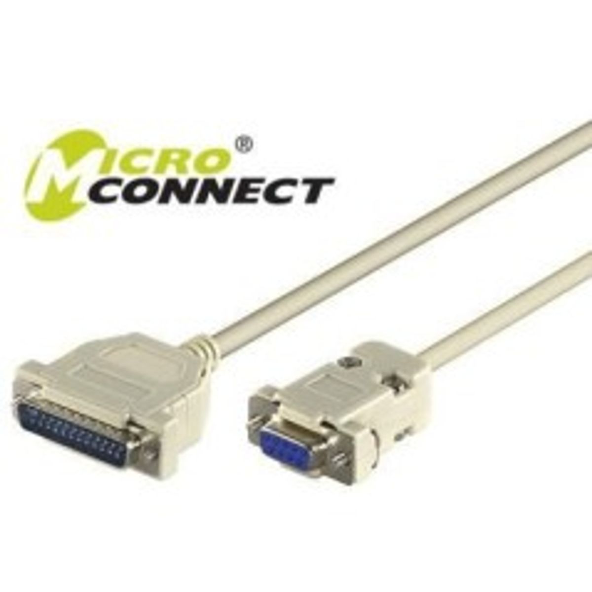 MicroConnect Serial Cable DB9-DB25 3M F/M