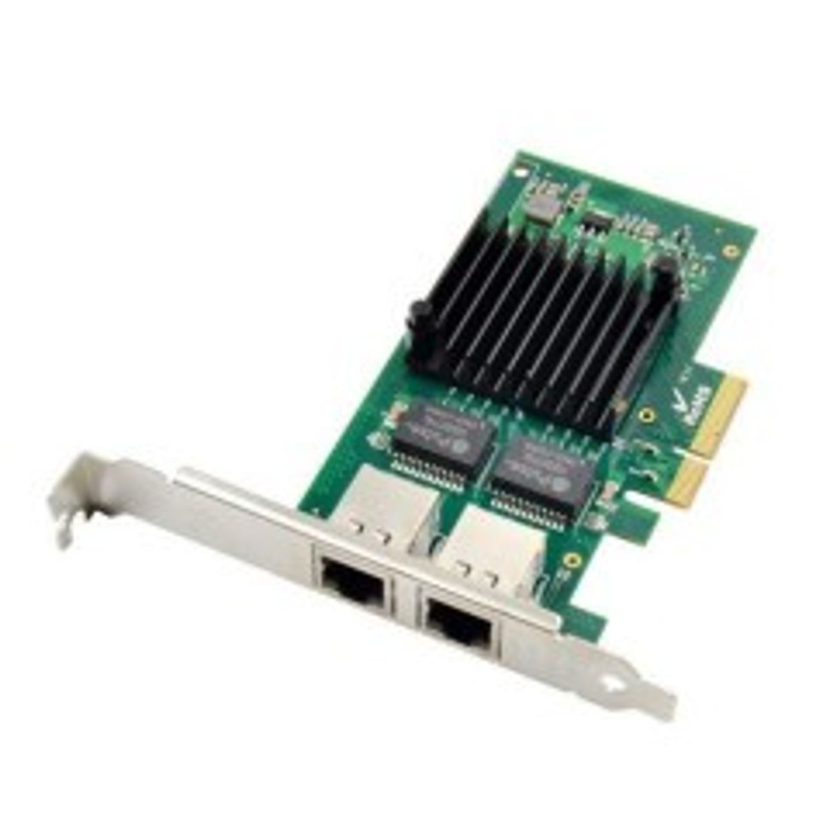 MicroConnect 2 port RJ45 network card, PCIe