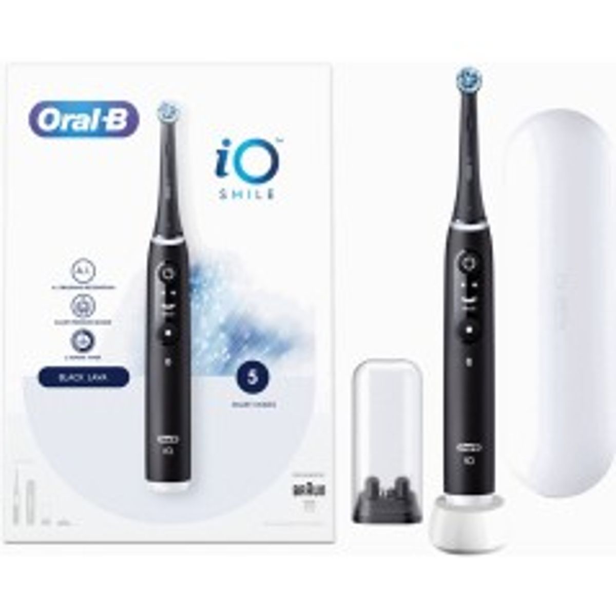 Oral-B iO Series 6n Black Lava elektrisk tandbørste