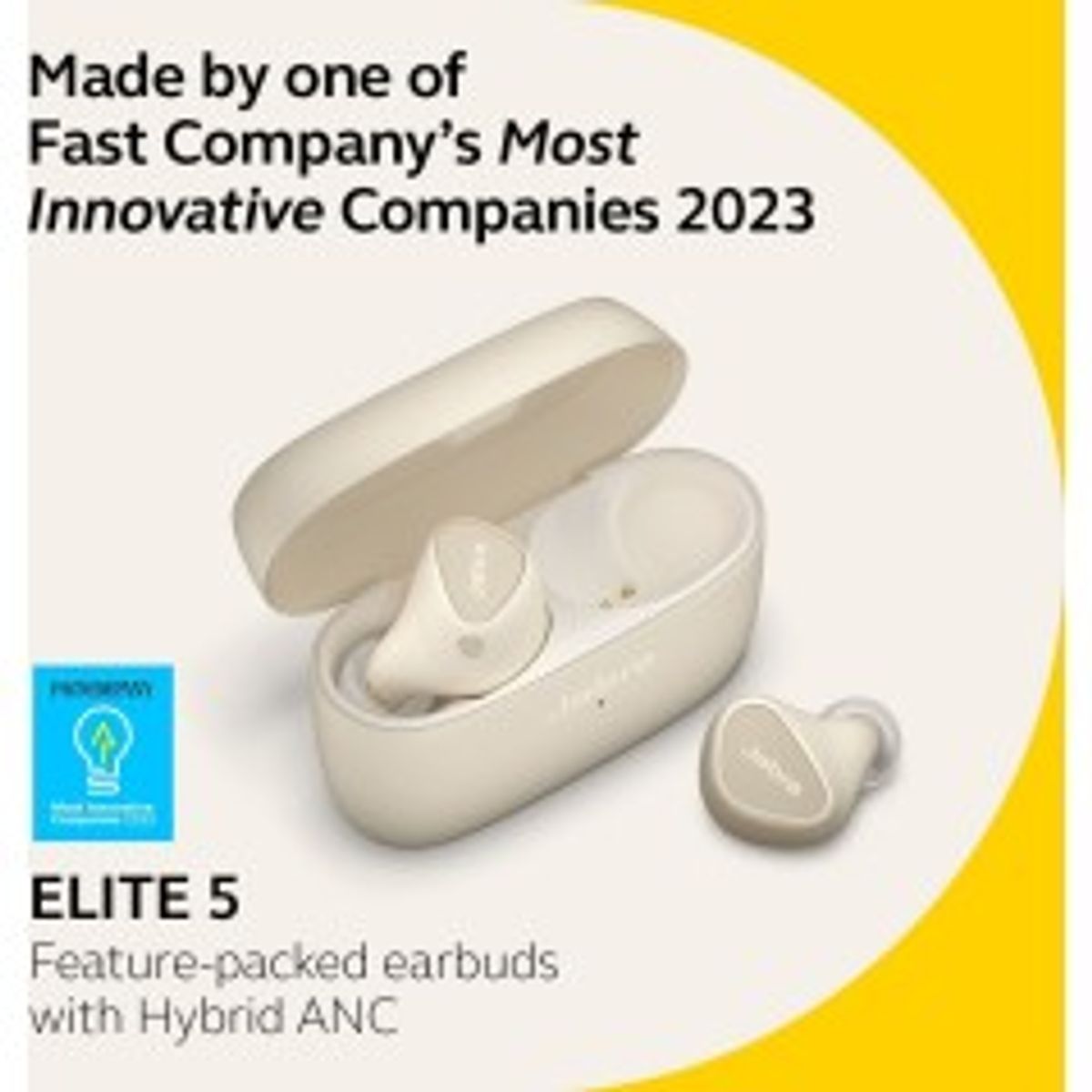 Jabra Elite 5 Trådløs Ægte trådløse øretelefoner Beige