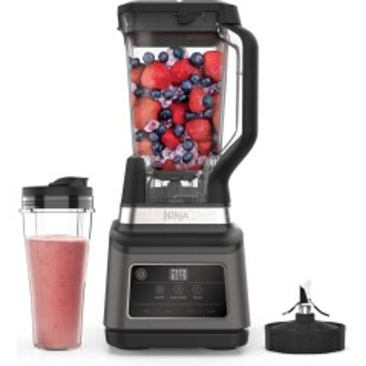 Ninja BN750EU Blender 3 Auto-iQ-funktioner Sort/ sølv