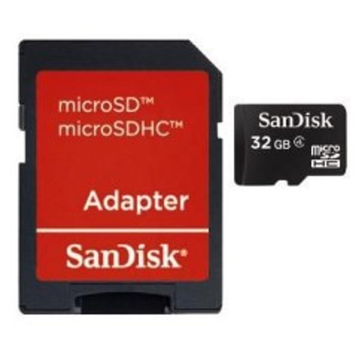 Sandisk MICROSDHC (32 GB & SD ADAPTER)