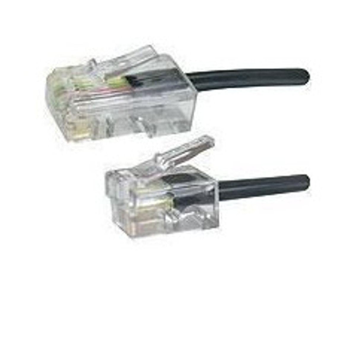 MicroConnect Modular RJ11-RJ45 2M M/M Black