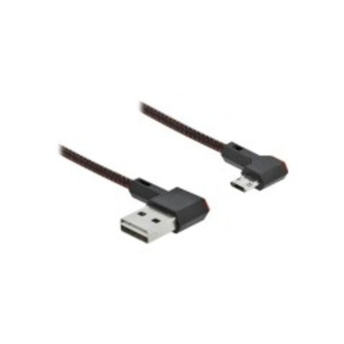 DeLOCK Easy USB 2.0 USB-kabel 20cm Sort