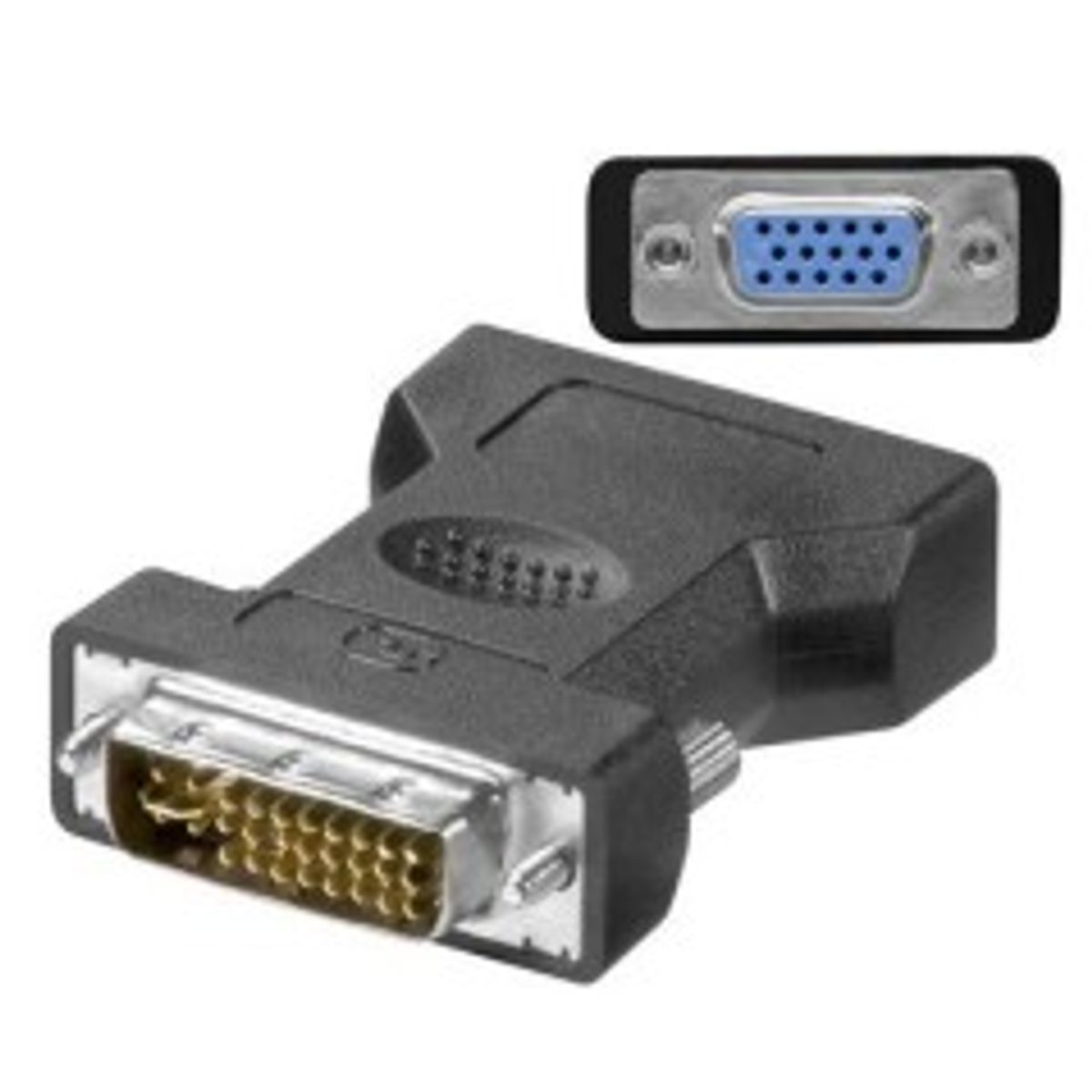 MicroConnect Adapter DVI-I 24+5 - HD15 M-F