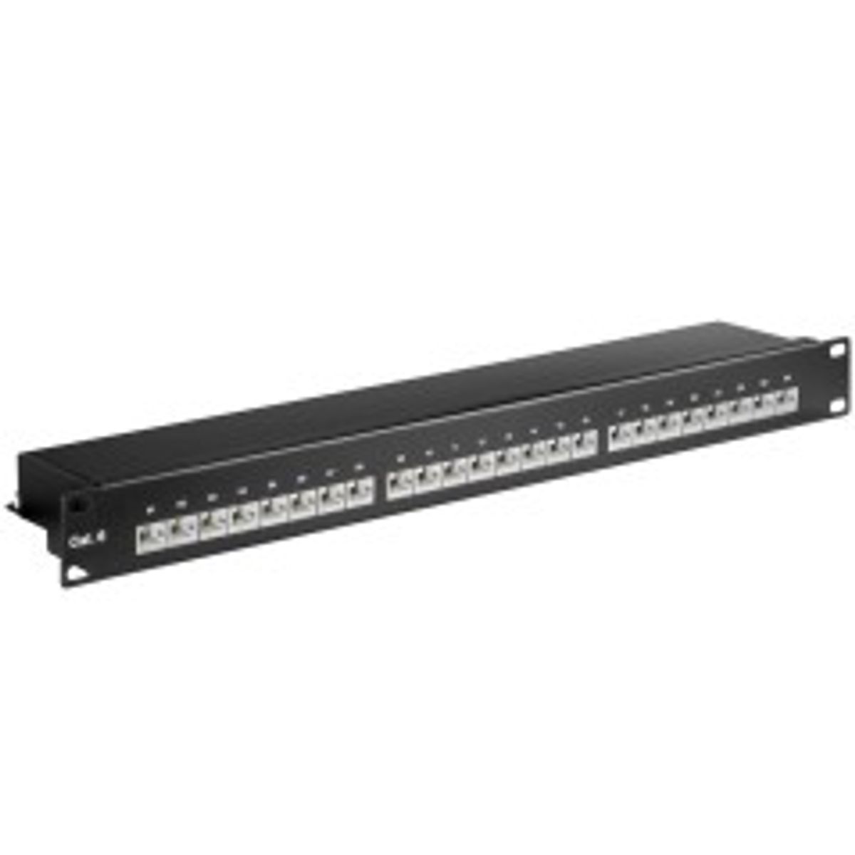 MicroConnect CAT6 24 port 19" Patch Panel,