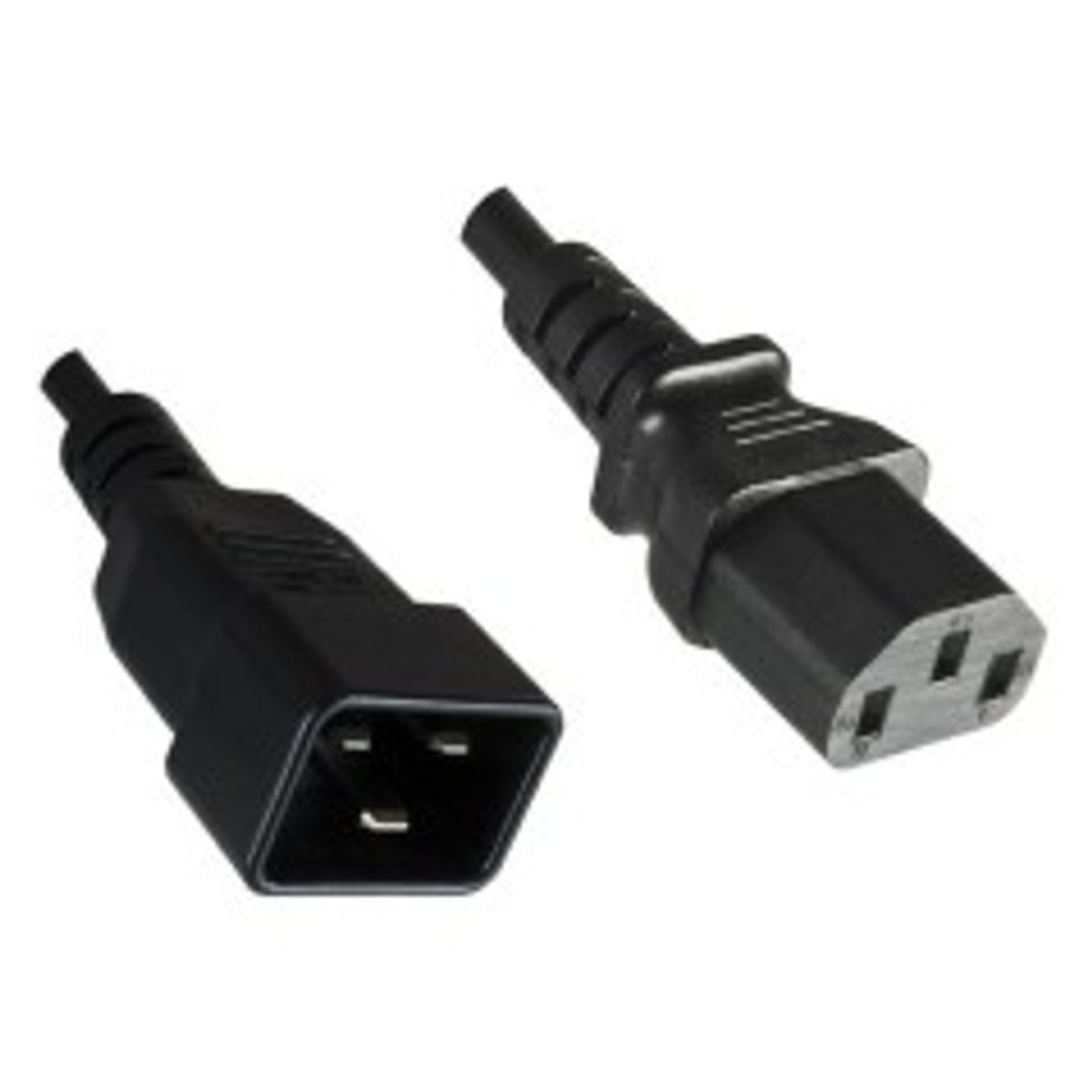 MicroConnect PowerCord C13-C20 0.5M Black