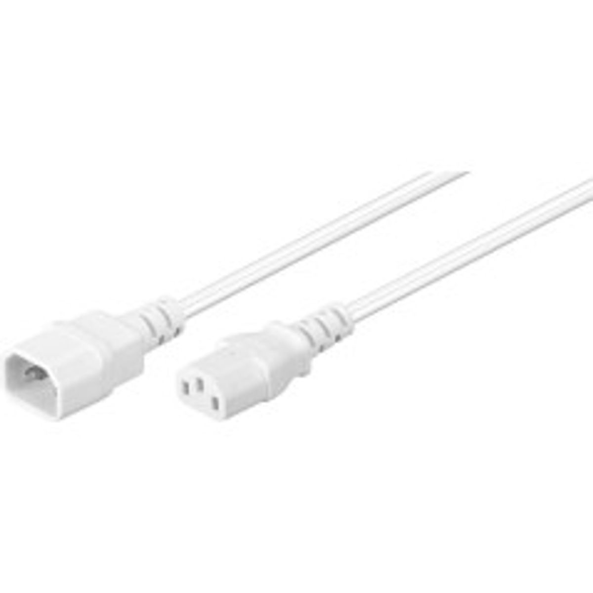 MicroConnect Power Cord C13-C14 0.5m White