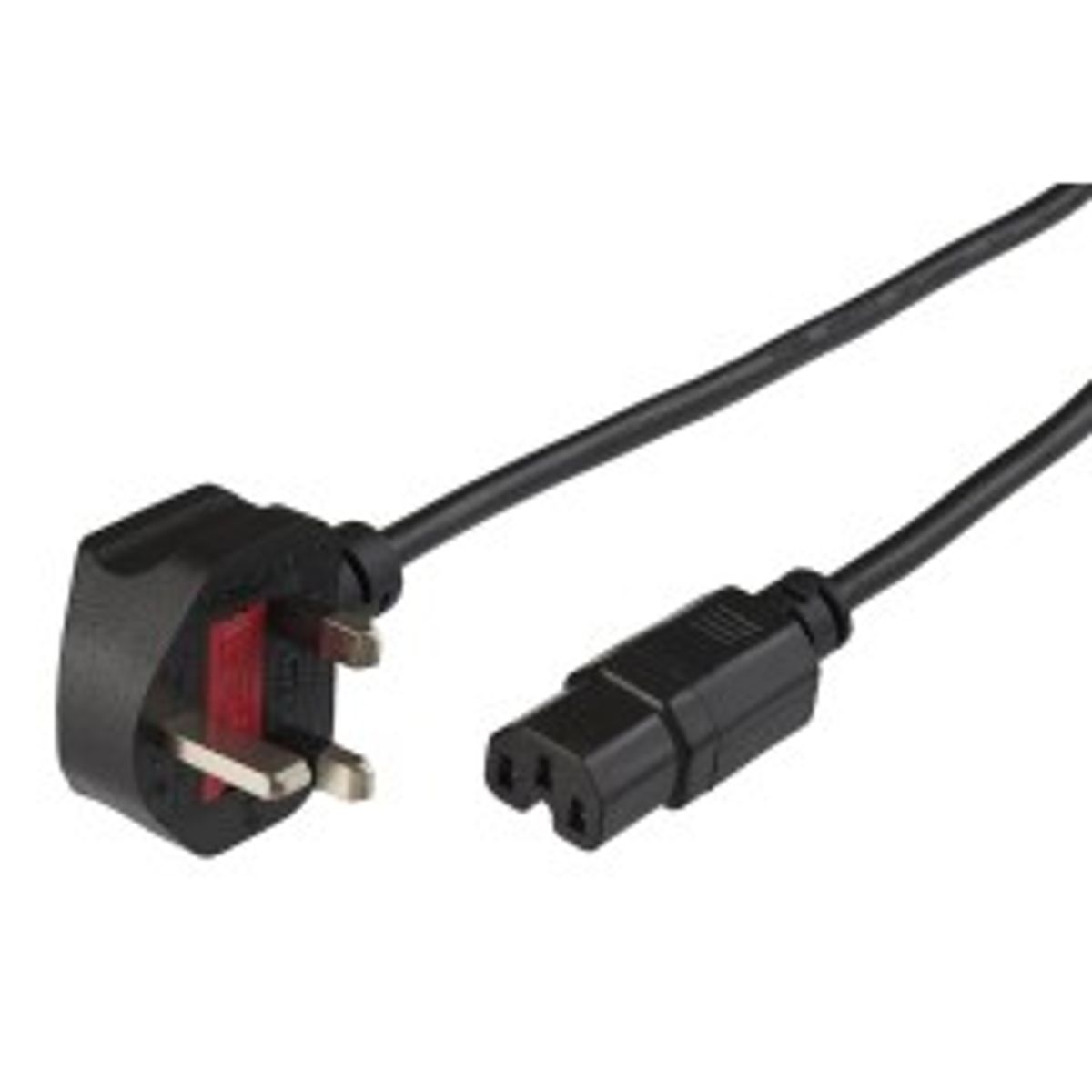 MicroConnect Power Cord UK - C15 2m Black