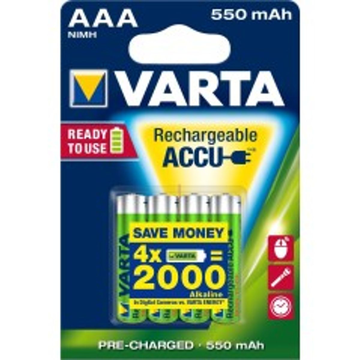 Varta Ready2Use Hr03 4Pcs