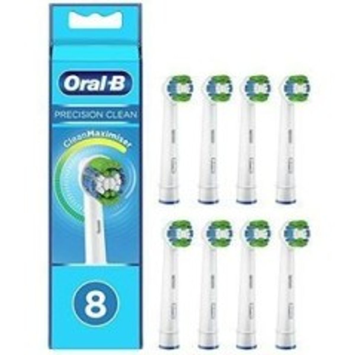 Oral-B Tandbørstehoveder Precision Clean børstehoveder, 8 stk.