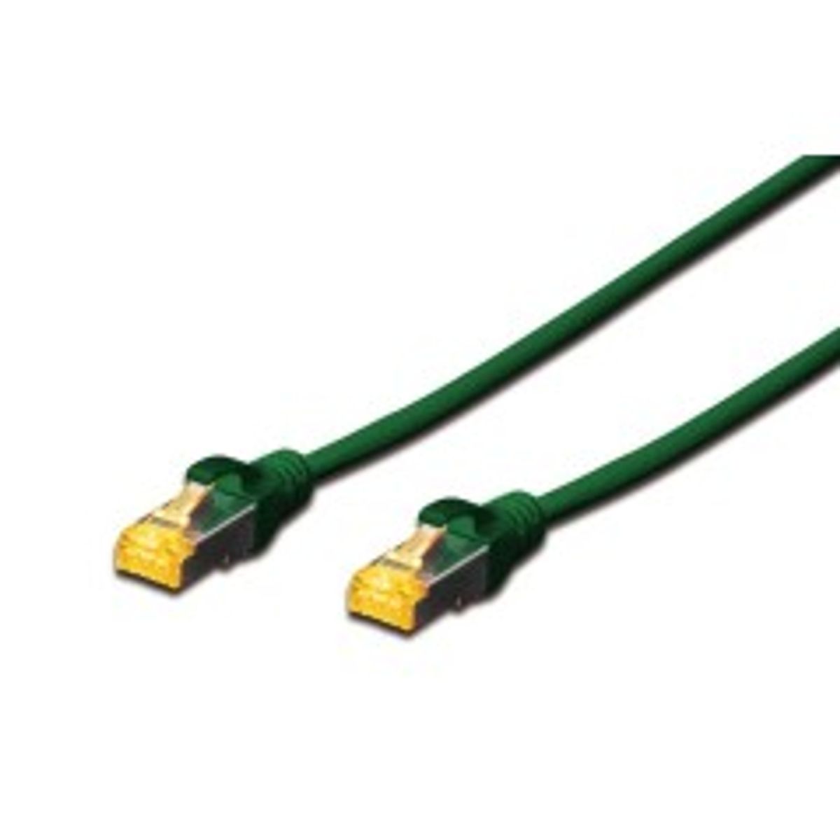 MicroConnect S/FTPCAT6A 0.5M Green Snagless