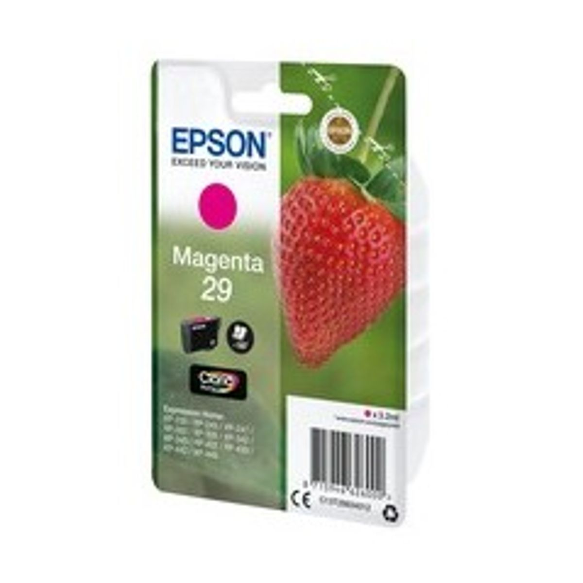 Epson 29 Magenta 180 sider Blæk C13T29834012