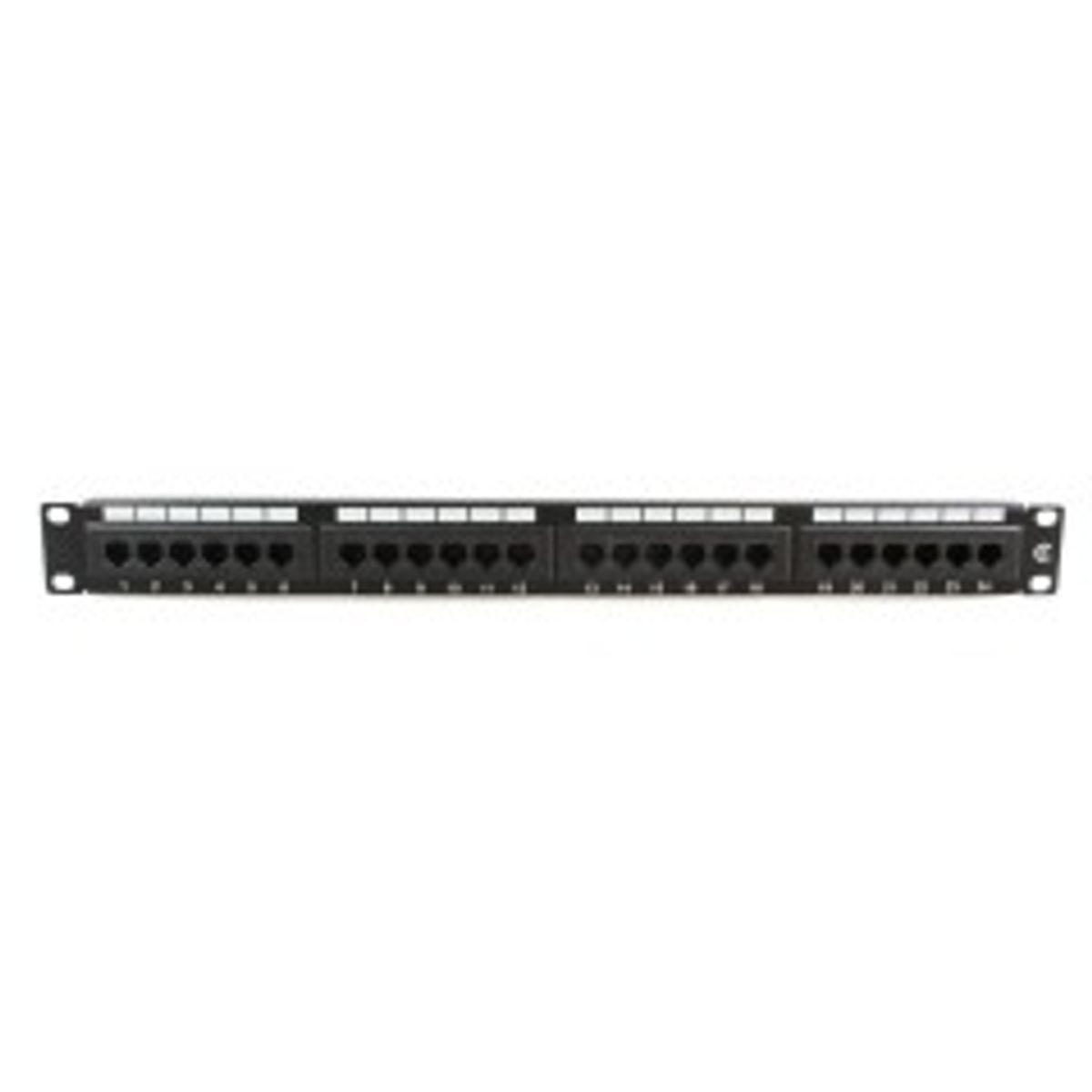 MicroConnect 19" UTP Cat.6 patch panel, 24