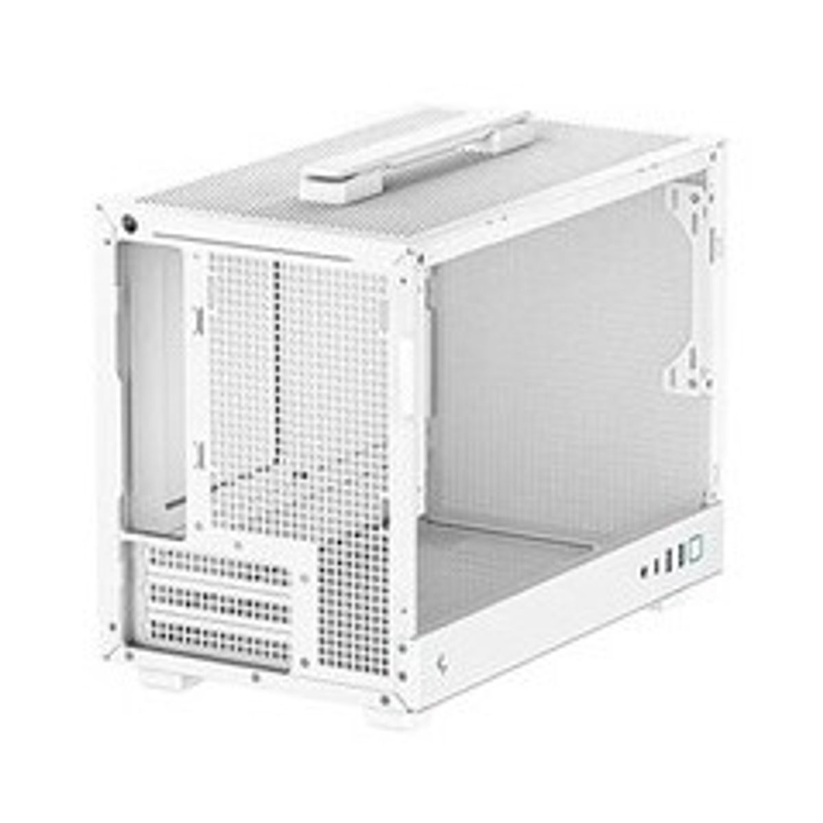 DeepCool CH160 WH Tårn Mini ITX Ingen strømforsyning Hvid