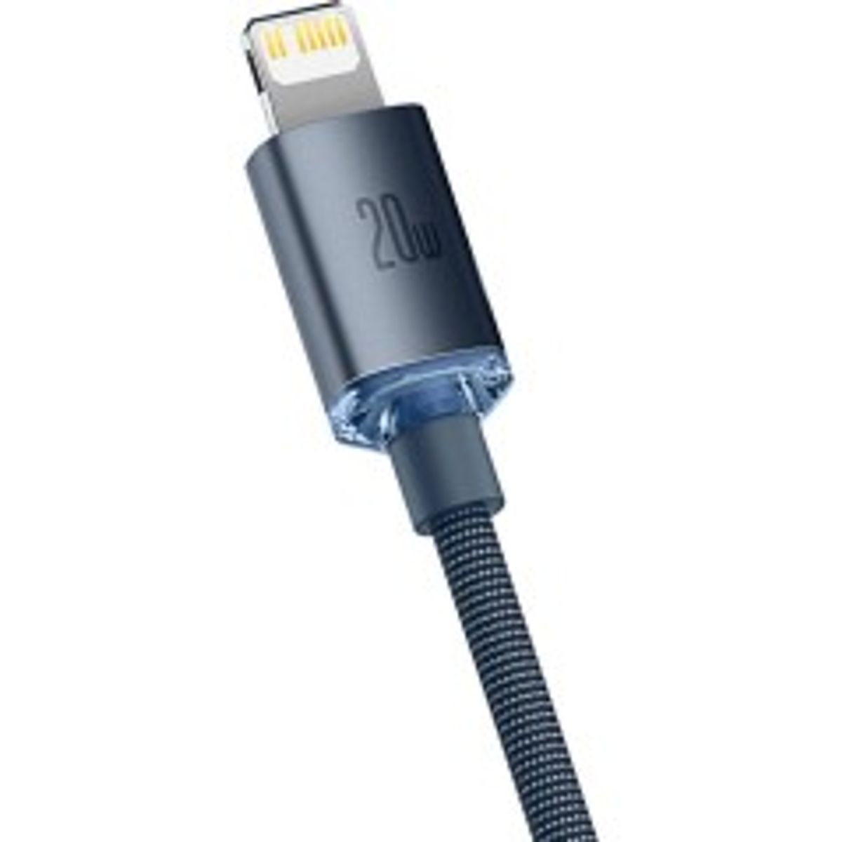 Baseus Crystal Shine USB-C til Lightning kabel 20W 2m sort