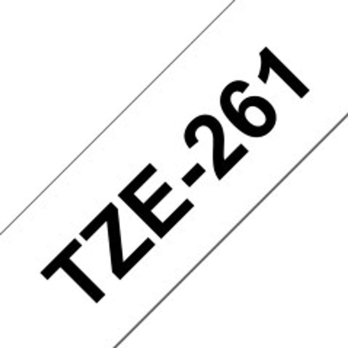 Brother TZE261 36MM BLACK ON WHITE