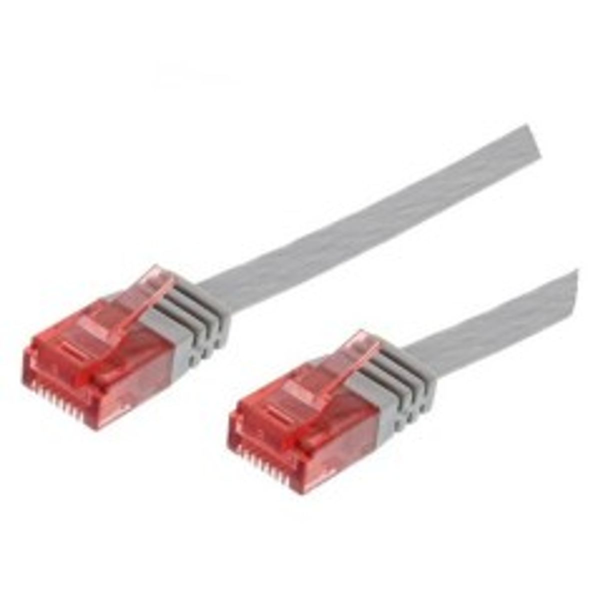 MicroConnect U/UTP CAT6 0.25M Grey Flat