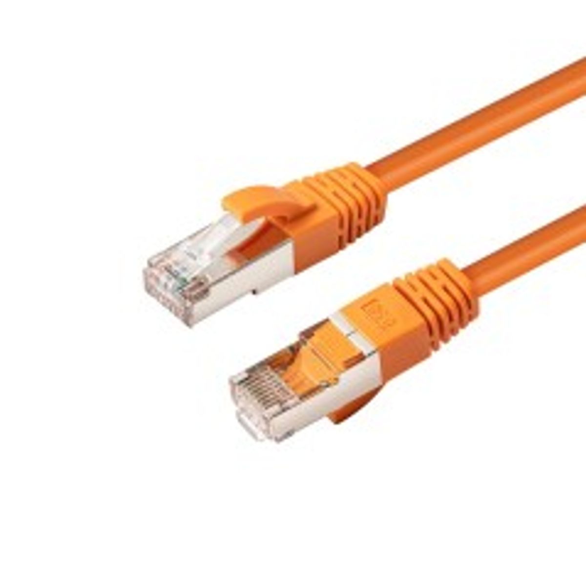 MicroConnect S/FTP CAT6 0.25m Orange LSZH