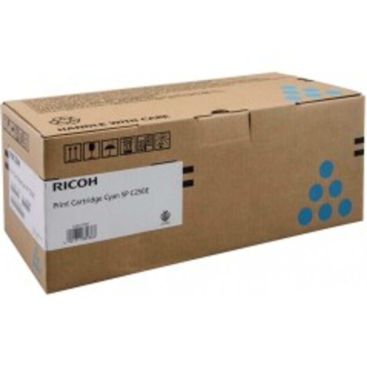 Ricoh Cyan 1600 sider Toner 407544