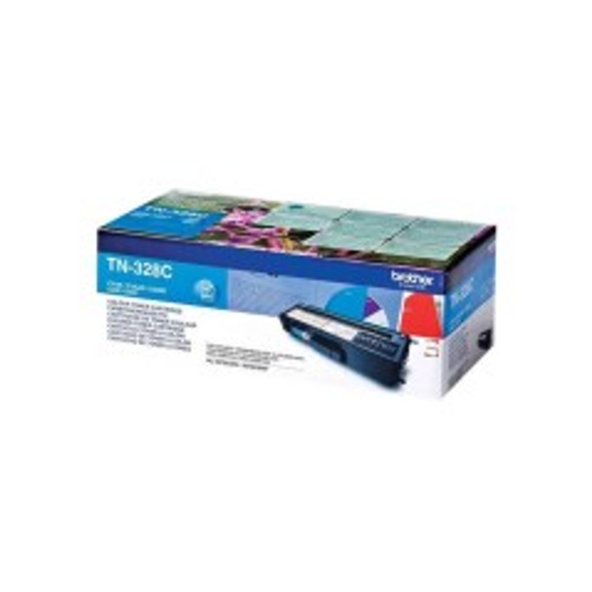 Brother TN 328C Cyan 6000 sider Toner