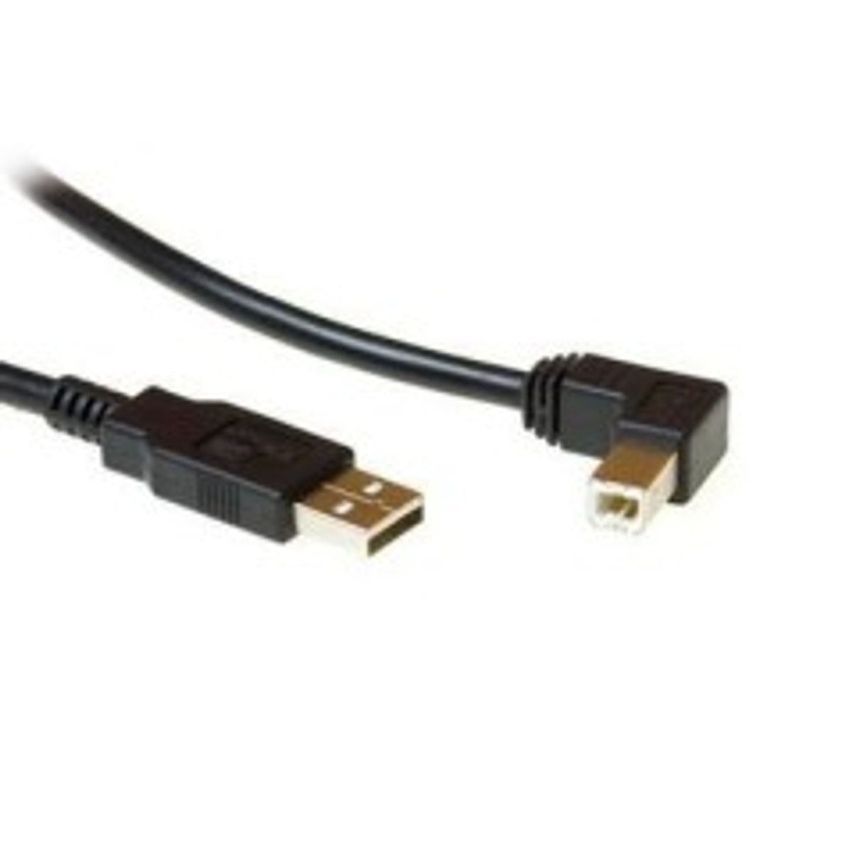 MicroConnect USB2.0 A-B 1.8m M-M, Black