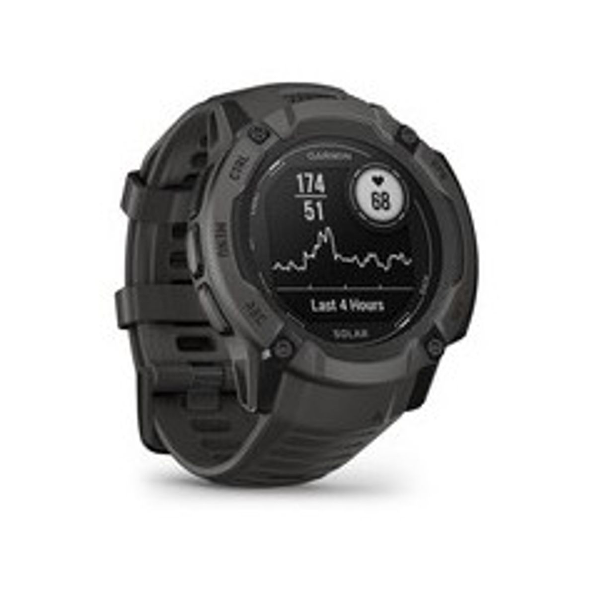 Garmin Instinct 2X Solar 50 mm Sort Smart ur