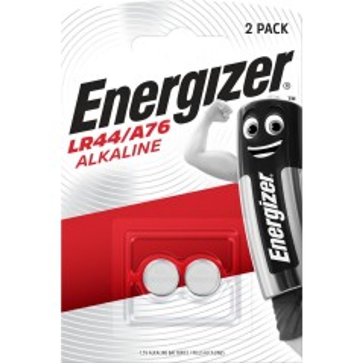 Energizer Battery LR44/A76 Alkaline 2-pa