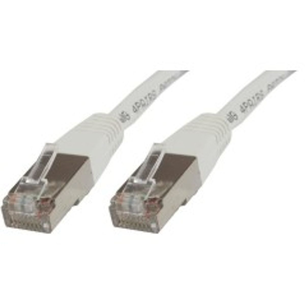 MicroConnect F/UTP CAT6 0.25m White LSZH