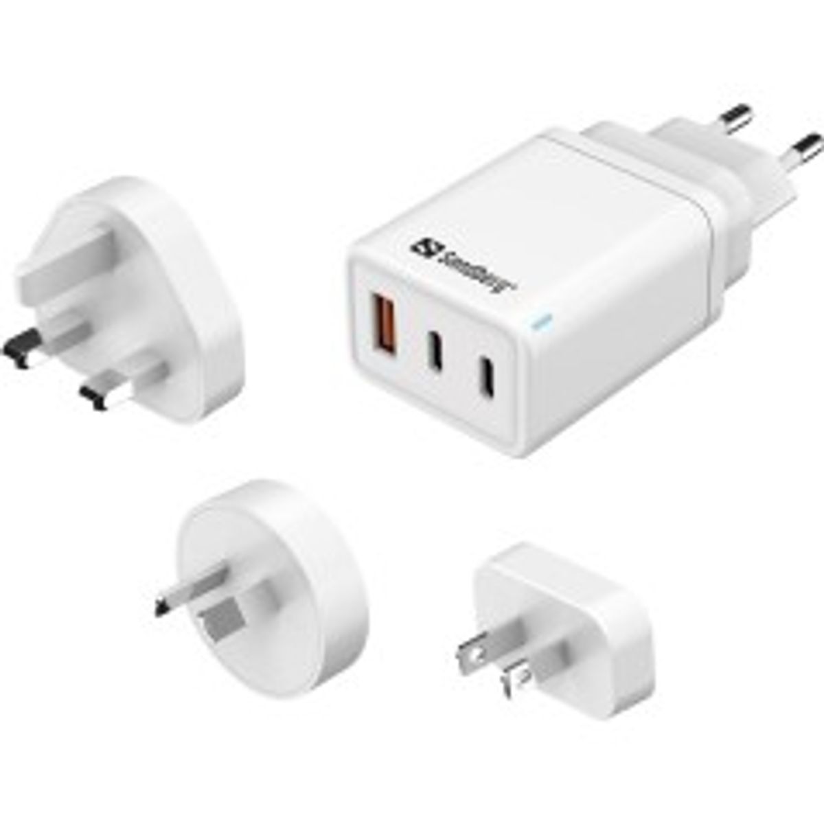 Sandberg 3in1 TravelCharger USB-C/A 65W