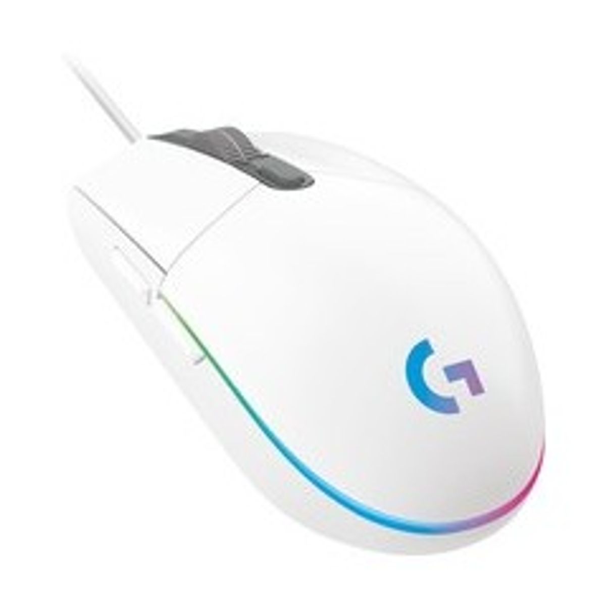 Logitech Gaming Mouse G102 LIGHTSYNC Optisk Kabling Hvid