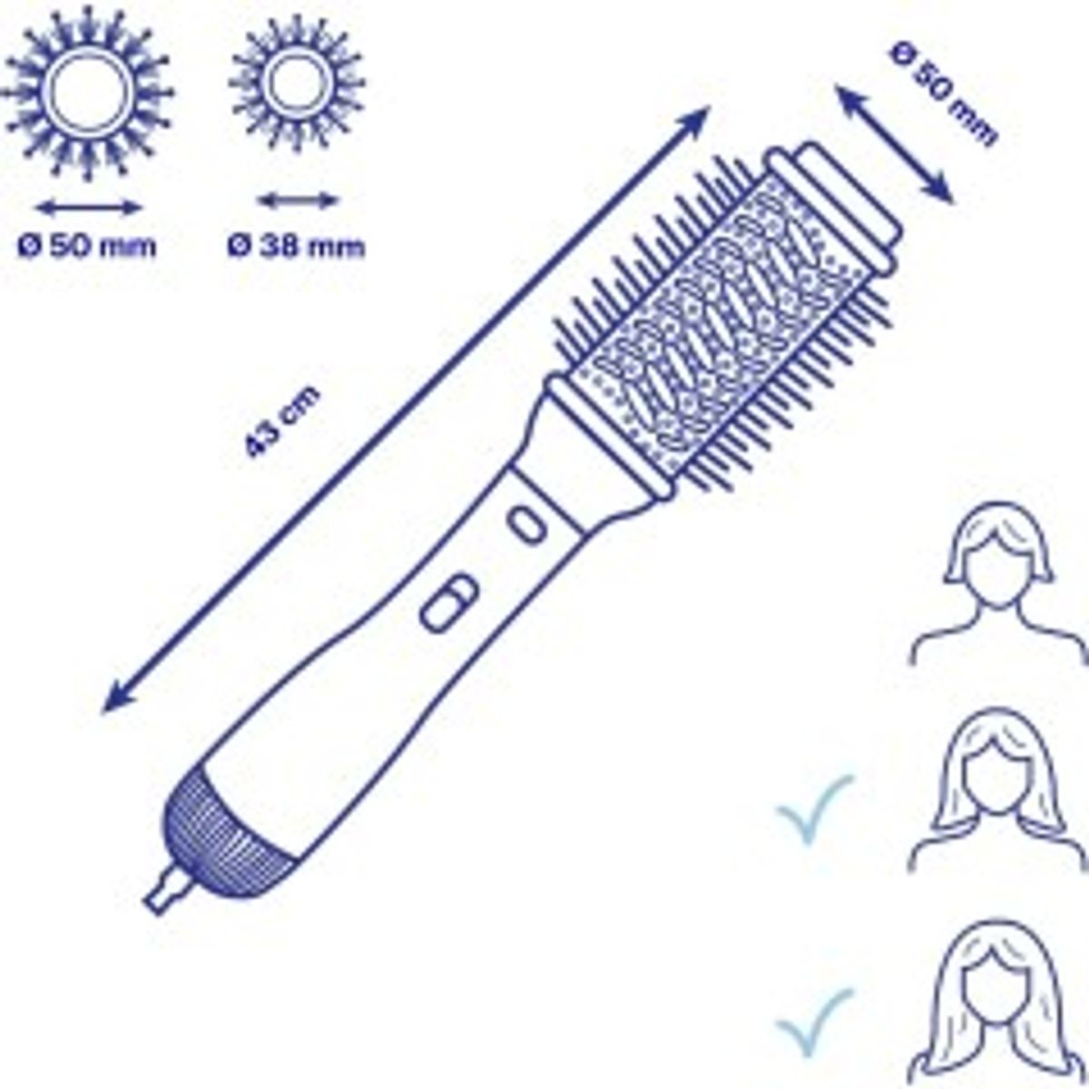 Remington Hårtørrer/hårstyler AS7500