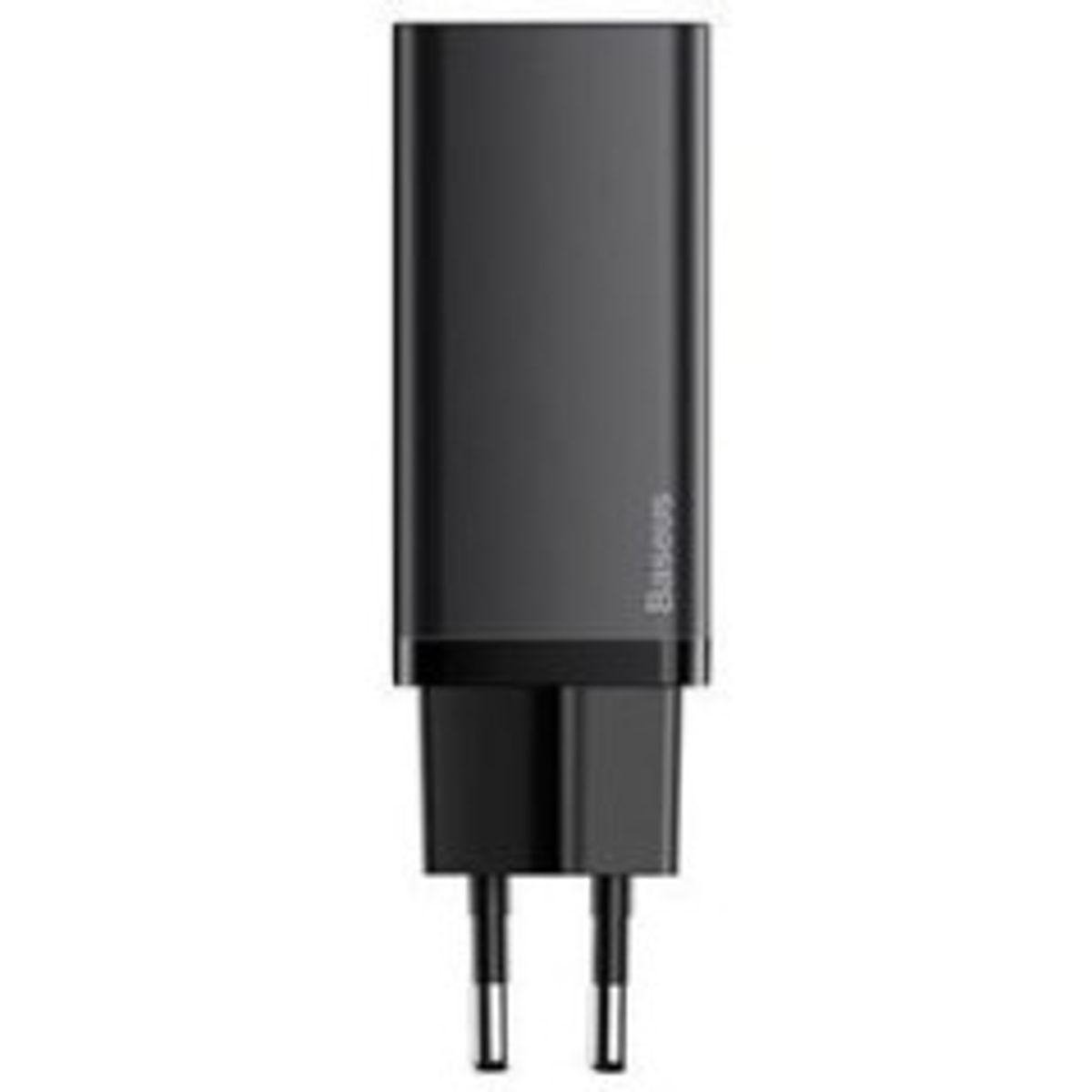 Baseus Dual Port GaN2 Adapter 65Watt 1xUSB-C + 1xUSB-A Sort