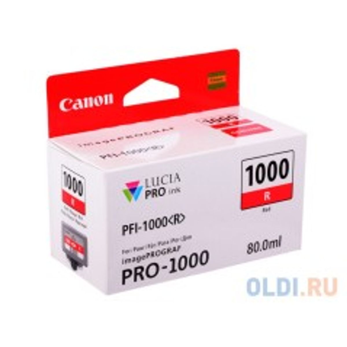 Canon PFI 1000 R Rød 5355 sider Blækbeholder 0554C001