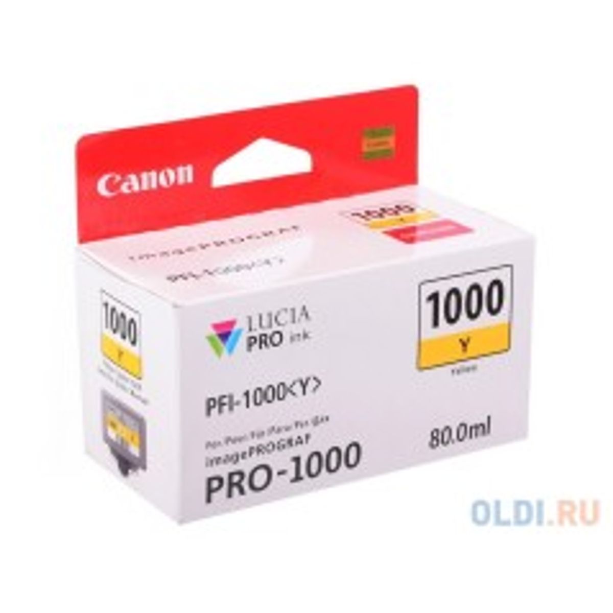 Canon PFI 1000 Y Gul 3365 sider Blækbeholder 0549C001