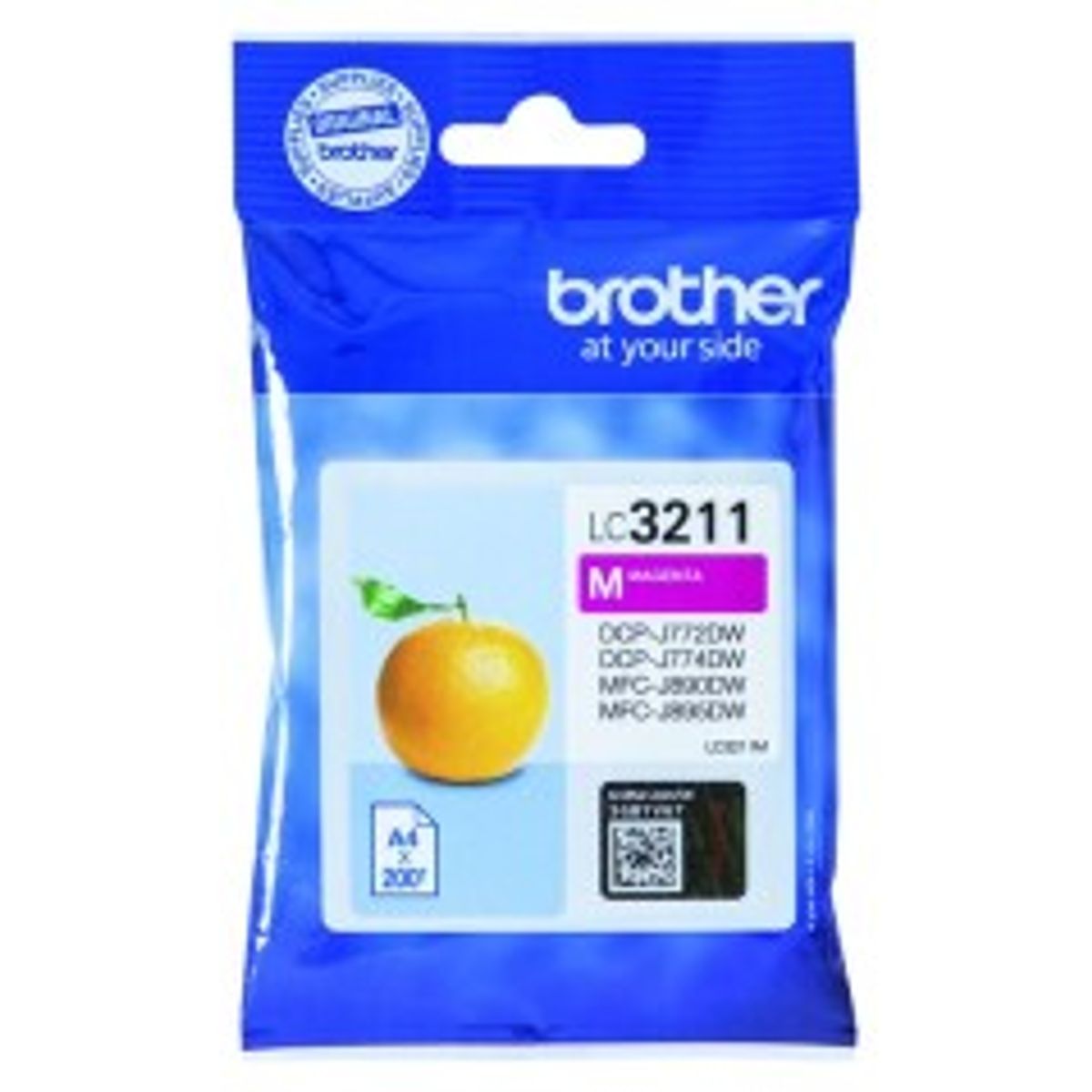 Brother LC 3211M Magenta 200 sider Blæk