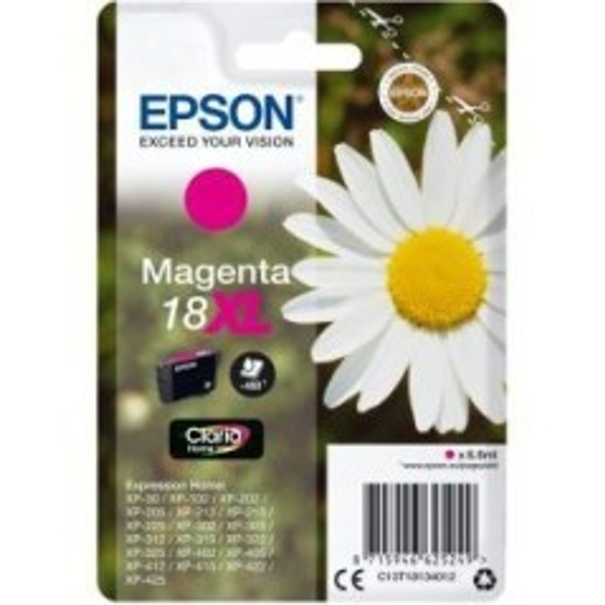 Epson 18XL Magenta 450 sider Blæk C13T18134012