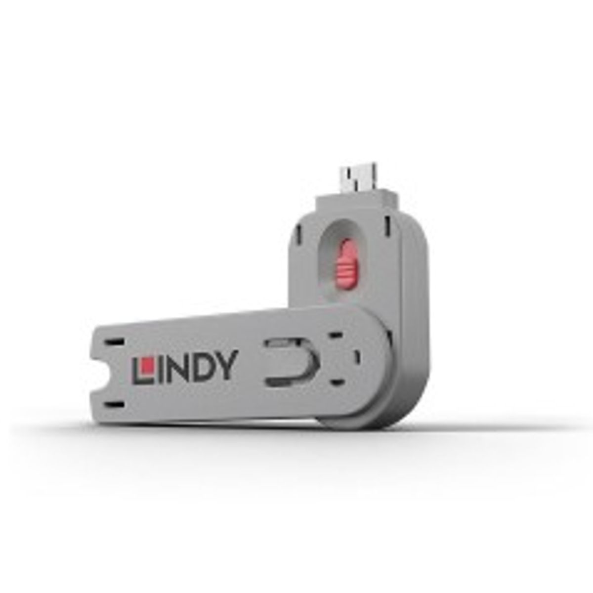 Lindy USB Port Blocker PINK -Key