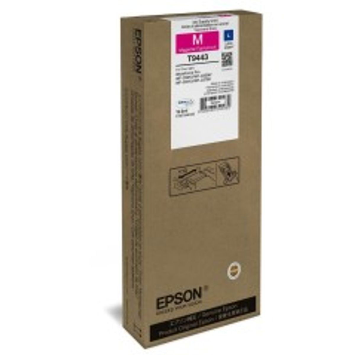 Epson T9443 Magenta 3000 sider Blæk C13T944340